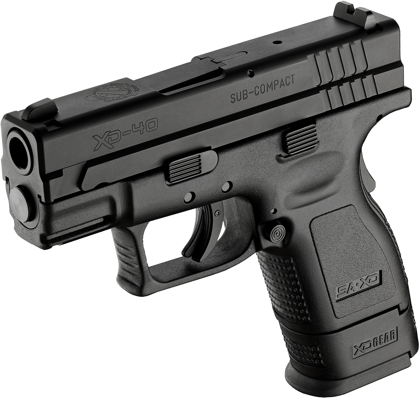 Springfield Xd 3" Sub-compact Handgun - Xd9 Subcompact Bi Tone (1550x1550), Png Download