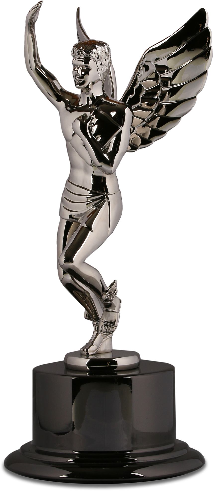 Idea X Slider Platinum Statuette - Hermes Award Statuette (1000x2054), Png Download