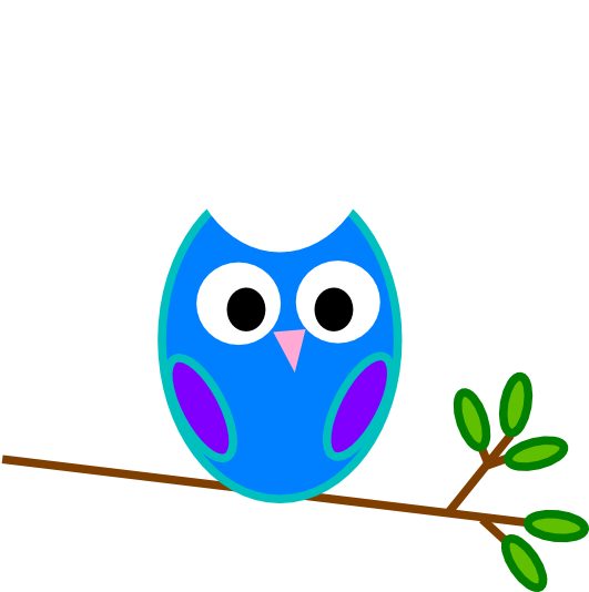 Purple Owl Svg Clip Arts 600 X 533 Px (600x533), Png Download