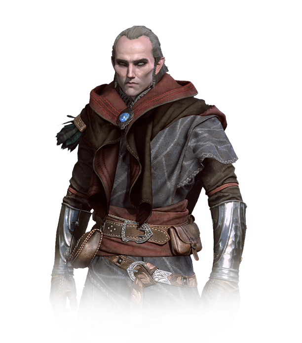 Avallac'h - Elf In The Witcher 3 (654x727), Png Download