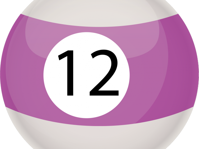 Billiard Ball Clipart Pool Stick - Number (640x480), Png Download