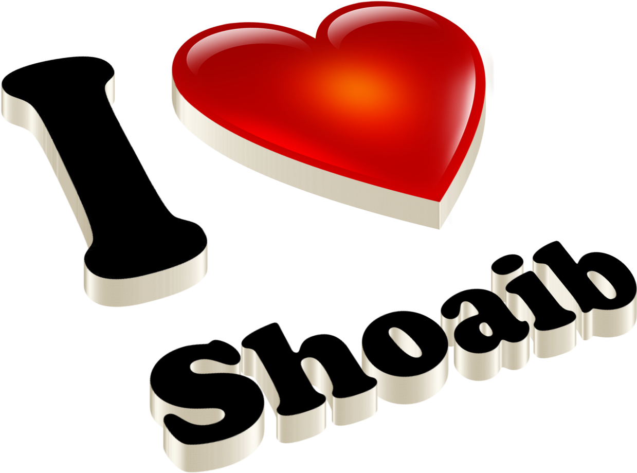 Shoaib Heart Name Transparent Png - Love U Asmita Name (1454x1120), Png Download