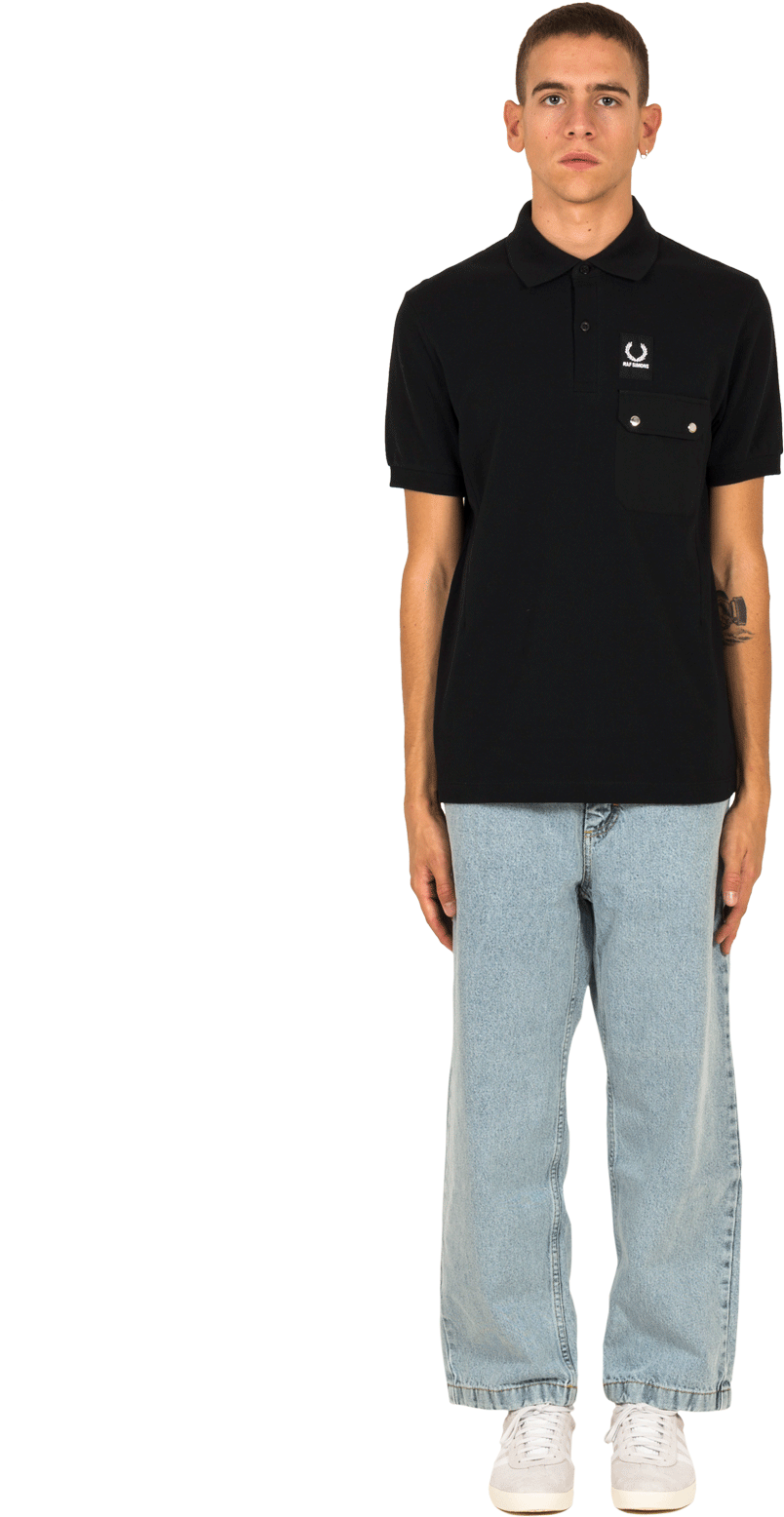 Raf Simons Pocket Detail Pique Shirt Sm4100 - Gentleman (1333x2000), Png Download