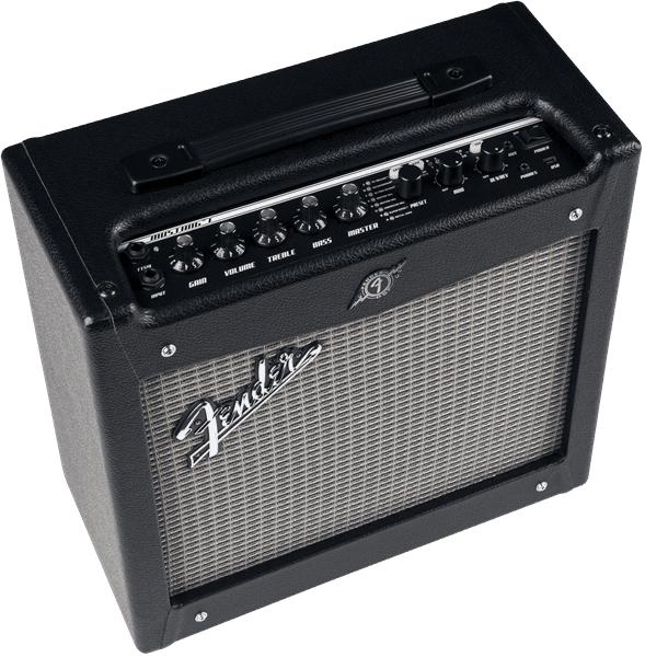 2300100000 Amp Dtl 001 Nr 2300100000 Amp Dtl 002 Nr - Fender Mustang I V 2 20w (589x600), Png Download