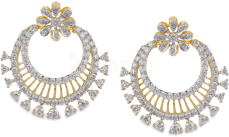 Free Png Images - Earrings Png (850x447), Png Download