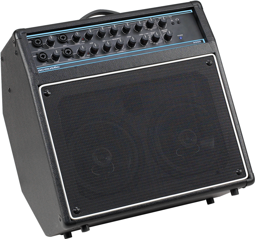 60w Acoustic Guitar Combo - Loud Acoustic Combo Amp (900x843), Png Download