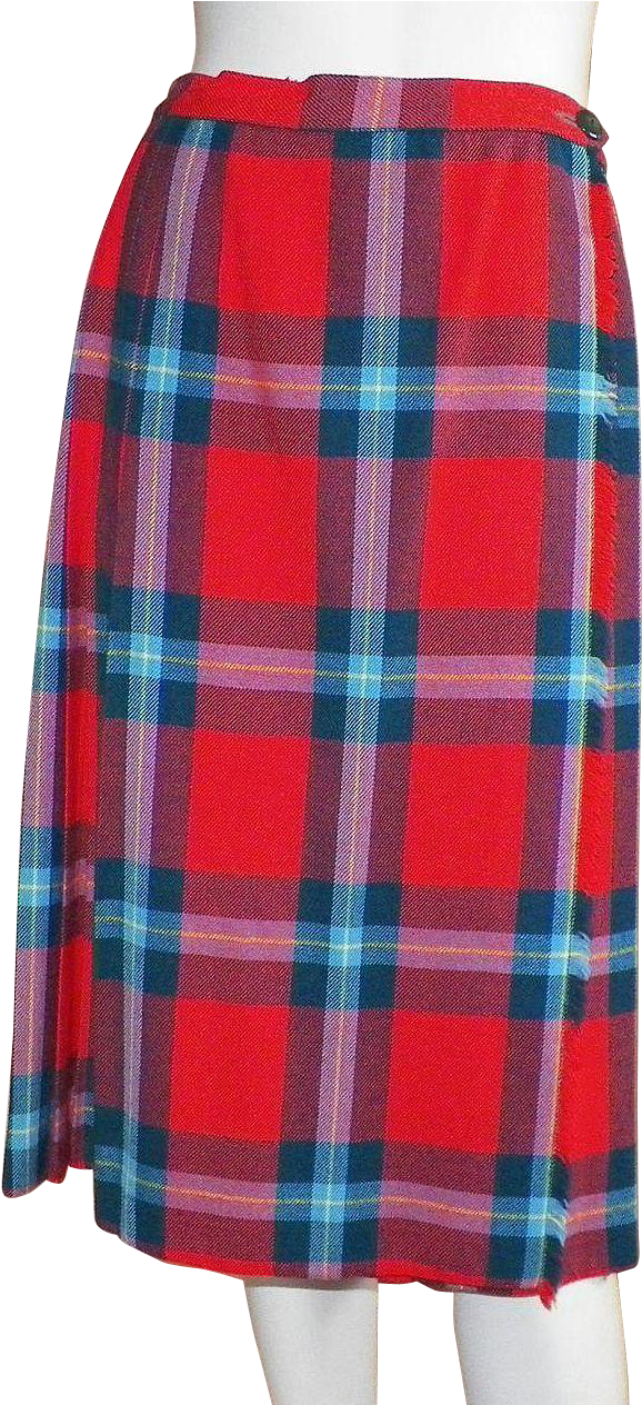 Shop Vintage 1950's Fashion - Tartan (1263x1263), Png Download