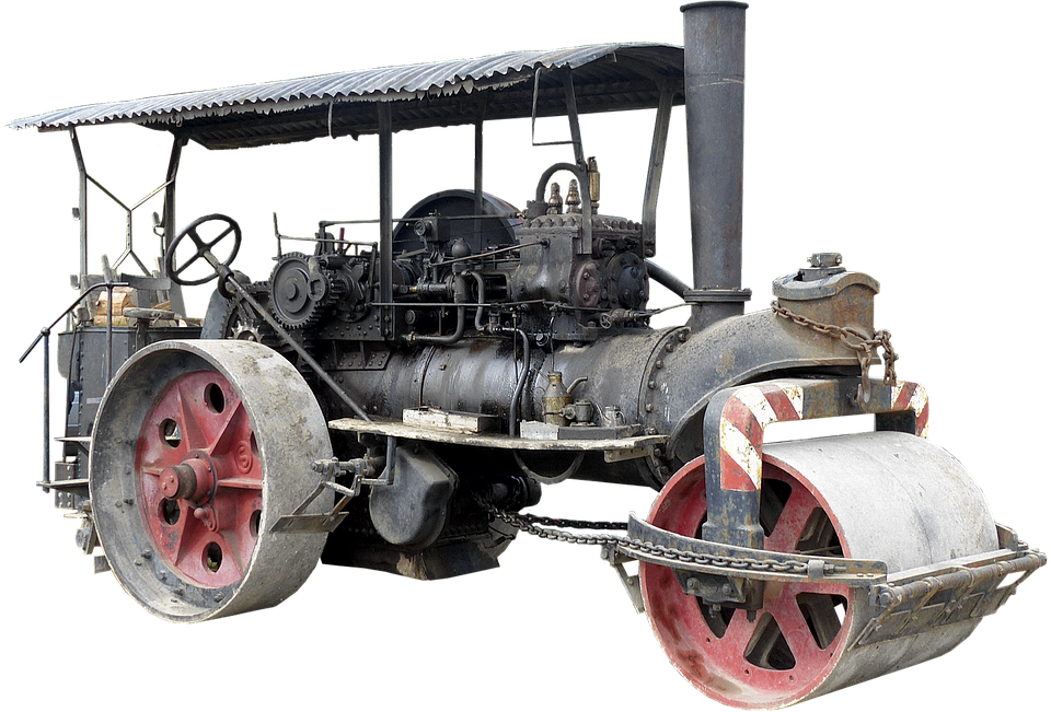 Steam Motor Png - Dampfwalze Transparent (960x651), Png Download