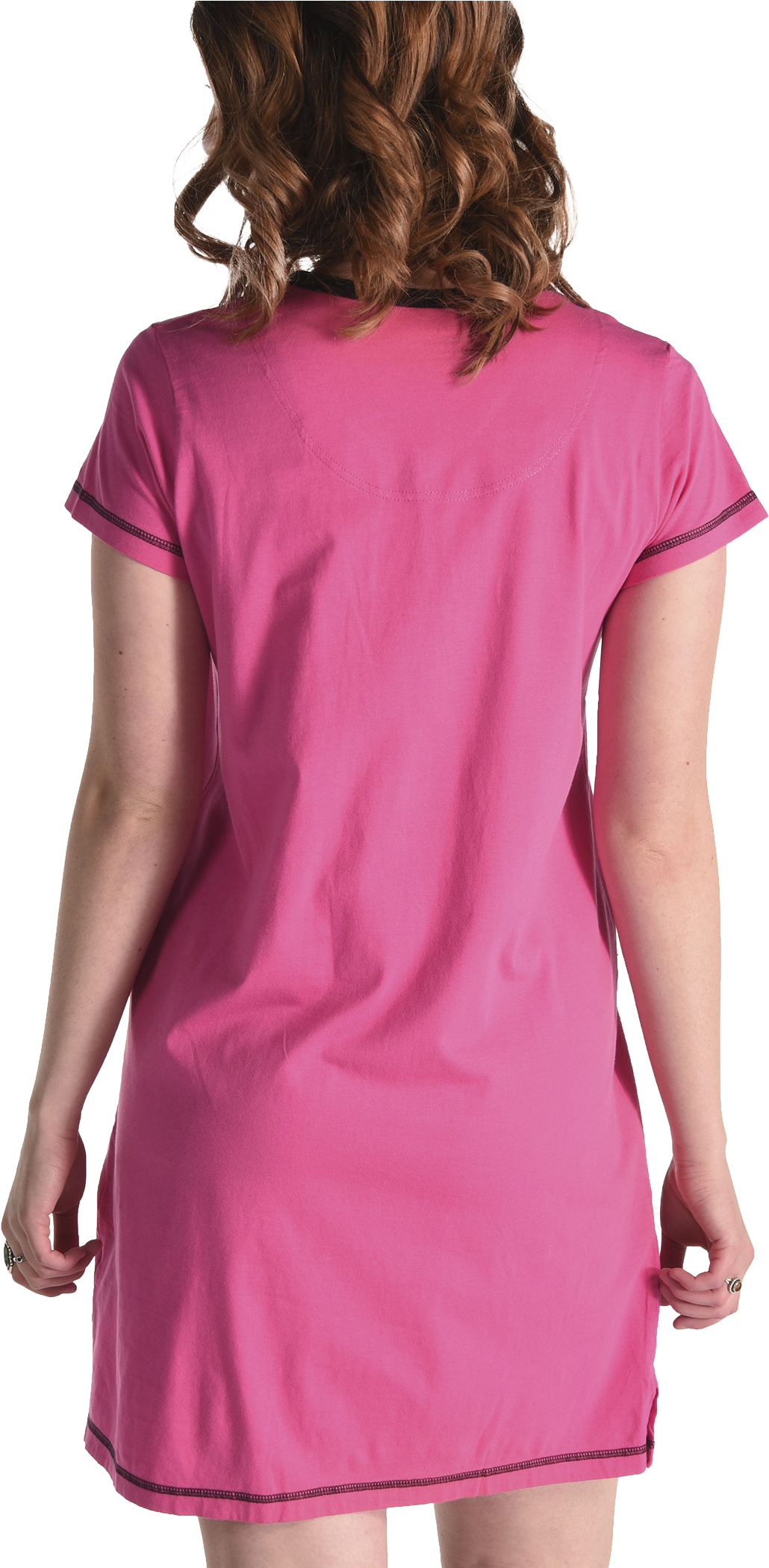 V-neck Nightshirt - Cocktail Dress (1725x2100), Png Download