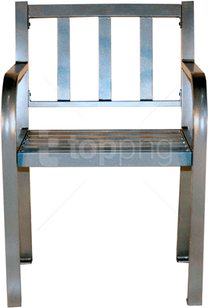 Free Png Park Bench Front View Png Image With Transparent - Chair (850x707), Png Download