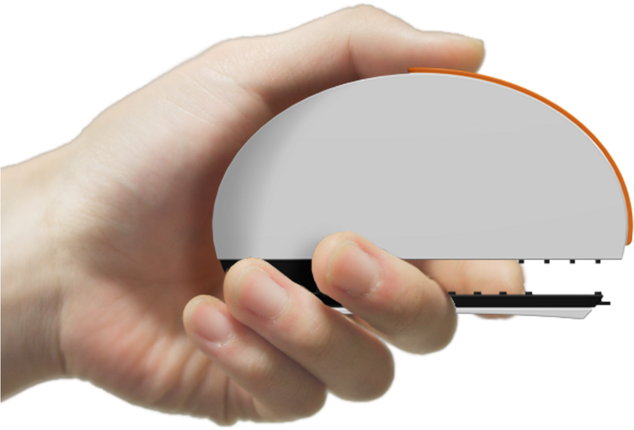 Button Stapler (1372x1080), Png Download