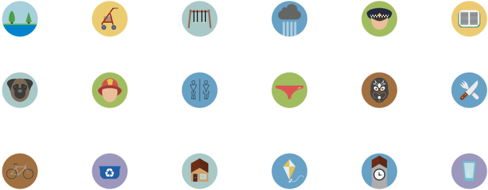 Waipa-icons - Circle (1000x391), Png Download