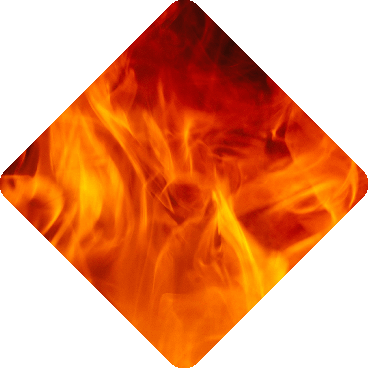 Fire Damage - Pain Of Hell (746x746), Png Download