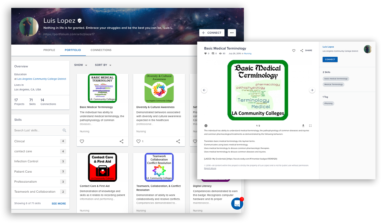 Digital Badging In Eportfolio - Operating System (1367x800), Png Download