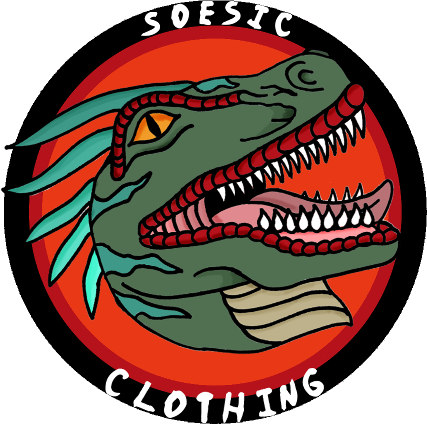 Circular Raptor Logo 4 X 4" Matte - Soesic Clothing Logo (860x860), Png Download