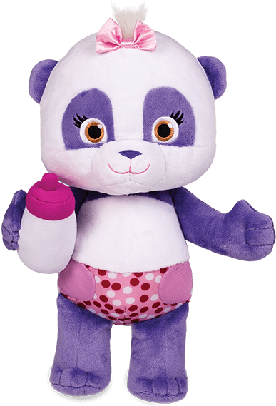 Word Party Lulu Plush Baby Front 650 - Word Party Toys (650x650), Png Download