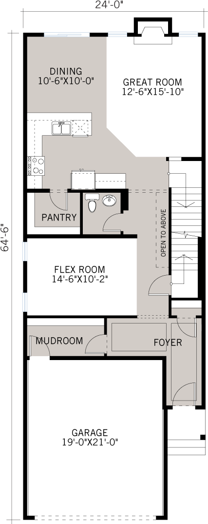 Base Floorplan Of Aster - Floor Plan (700x1209), Png Download