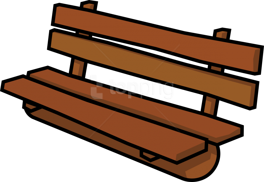 Free Png Wooden Bench Png Png Image With Transparent - Clip Art Bench Png (850x585), Png Download