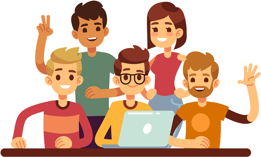 It All Started With A Conversation With A Group Of - Gens Flat Design (900x675), Png Download