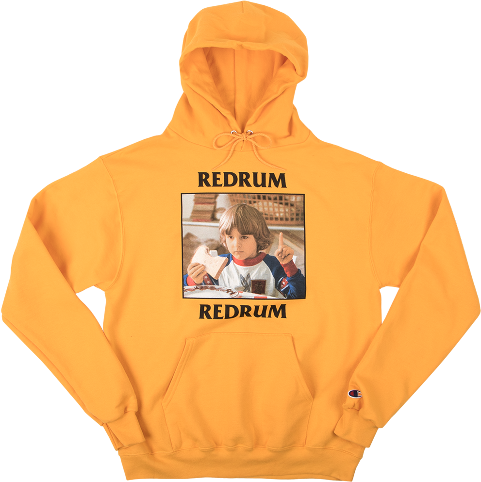 The Shining Danny Redrum Champion Hoodie Yellow - Hoodie (1200x1200), Png Download