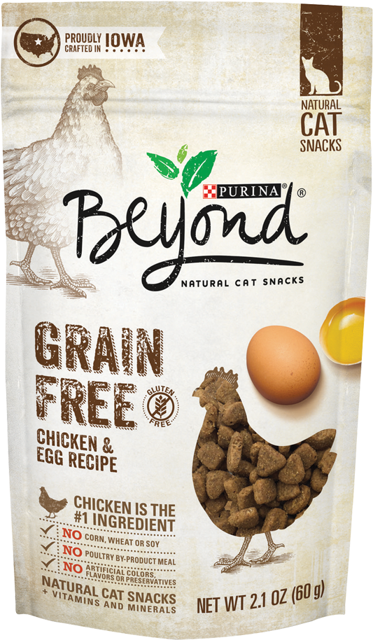 Beyond® Grain Free Chicken & Egg Recipe Cat Treats - Ingredientes De La Purina De Pollos (800x1000), Png Download