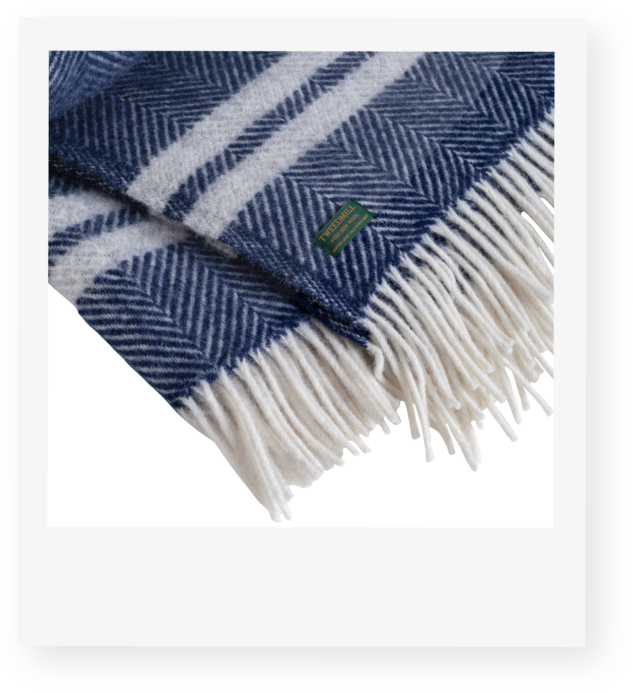 Herringbone Stripe Throw 1 - Thread (1418x1578), Png Download