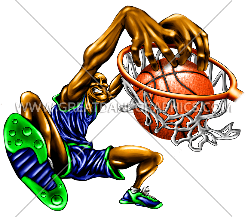 Slam Dunk - Slam Dunk Basketball Logo (825x722), Png Download
