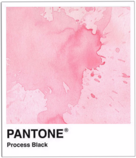 Pantone Polaroid Png Pink Splash Sticker - Poster (1024x1024), Png Download