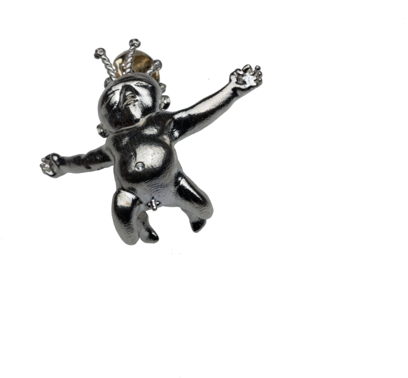 Ouija Macc Gutterwater Baby Pendant - Figurine (1024x768), Png Download