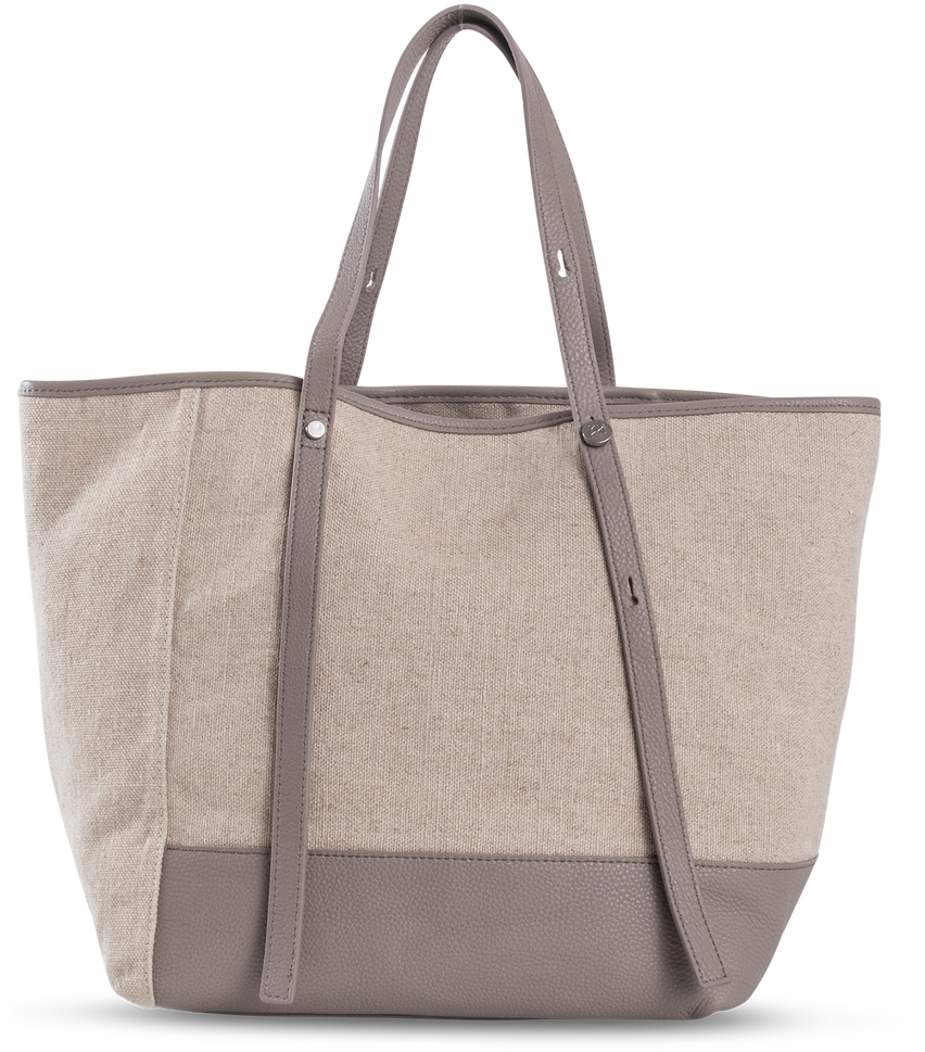 Zoe Tote-taupe - Tote Bag (1280x1280), Png Download