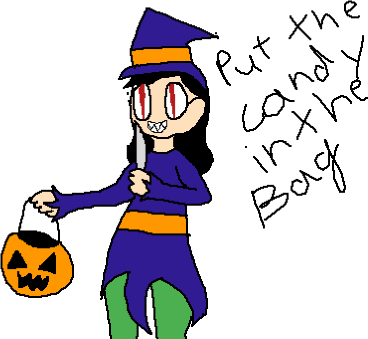 Every Haloween - - Cartoon (1000x1000), Png Download
