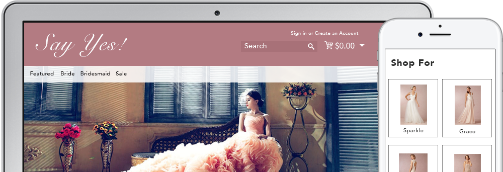 Sell Wedding Dresses Online - Wedding (1000x342), Png Download