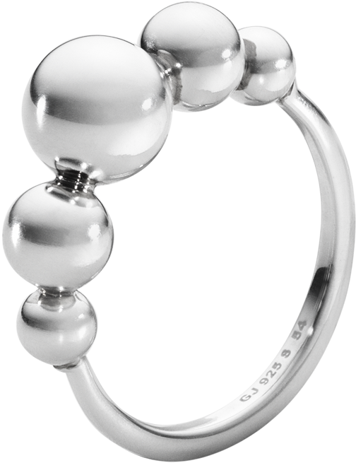 Georg Jensen Moonlight Grapes Sterling Silver Ring - Georg Jensen Ring (1200x1200), Png Download