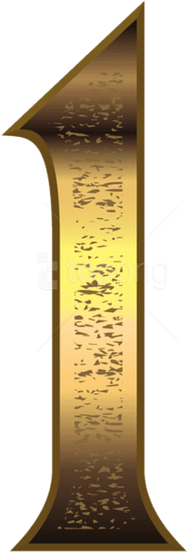 Free Png Old Gold Number One Png Images Transparent - Calligraphy (480x1152), Png Download