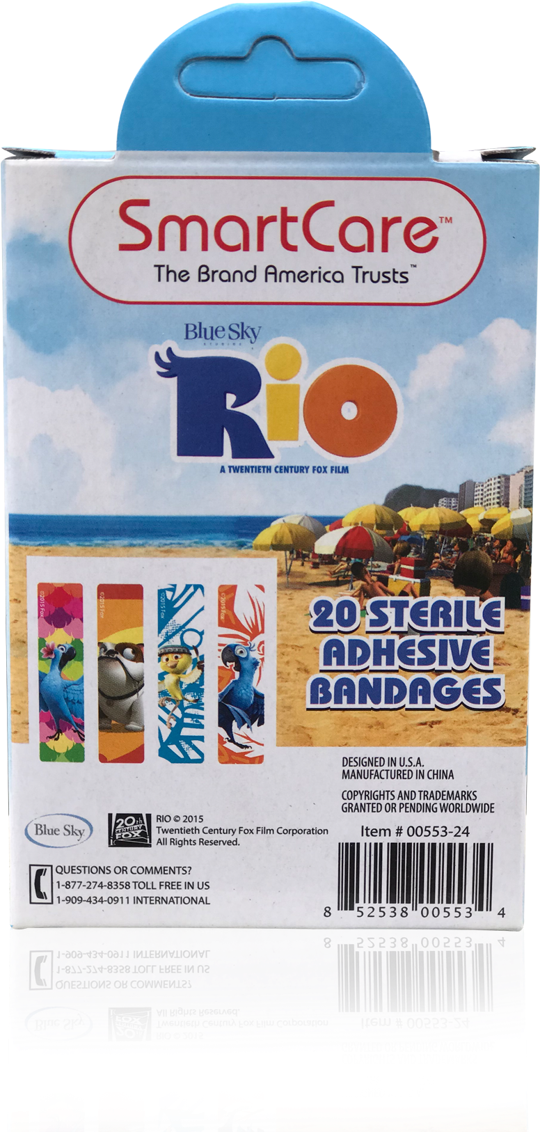 Load Image Into Gallery Viewer, Smart Care Rio Bandages - Rio 2 (1299x1680), Png Download