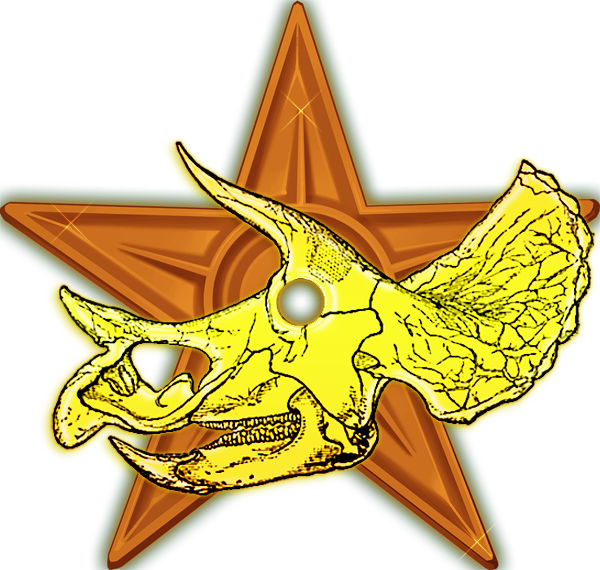 Wiki-dino - Triceratops Skeleton (600x570), Png Download