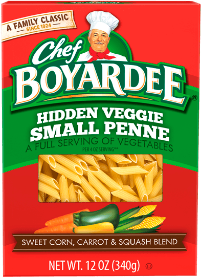 406750 04148 Chef Boyardee Hidden Veggie Small Penne - Penne (700x700), Png Download