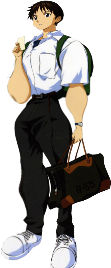 Shinji - Evangelion Shinji Outfit (414x943), Png Download