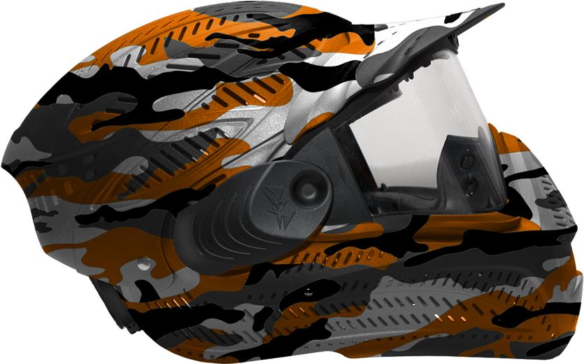 Fusion Napalm Tiger Full - Motorcycle Helmet (900x859), Png Download
