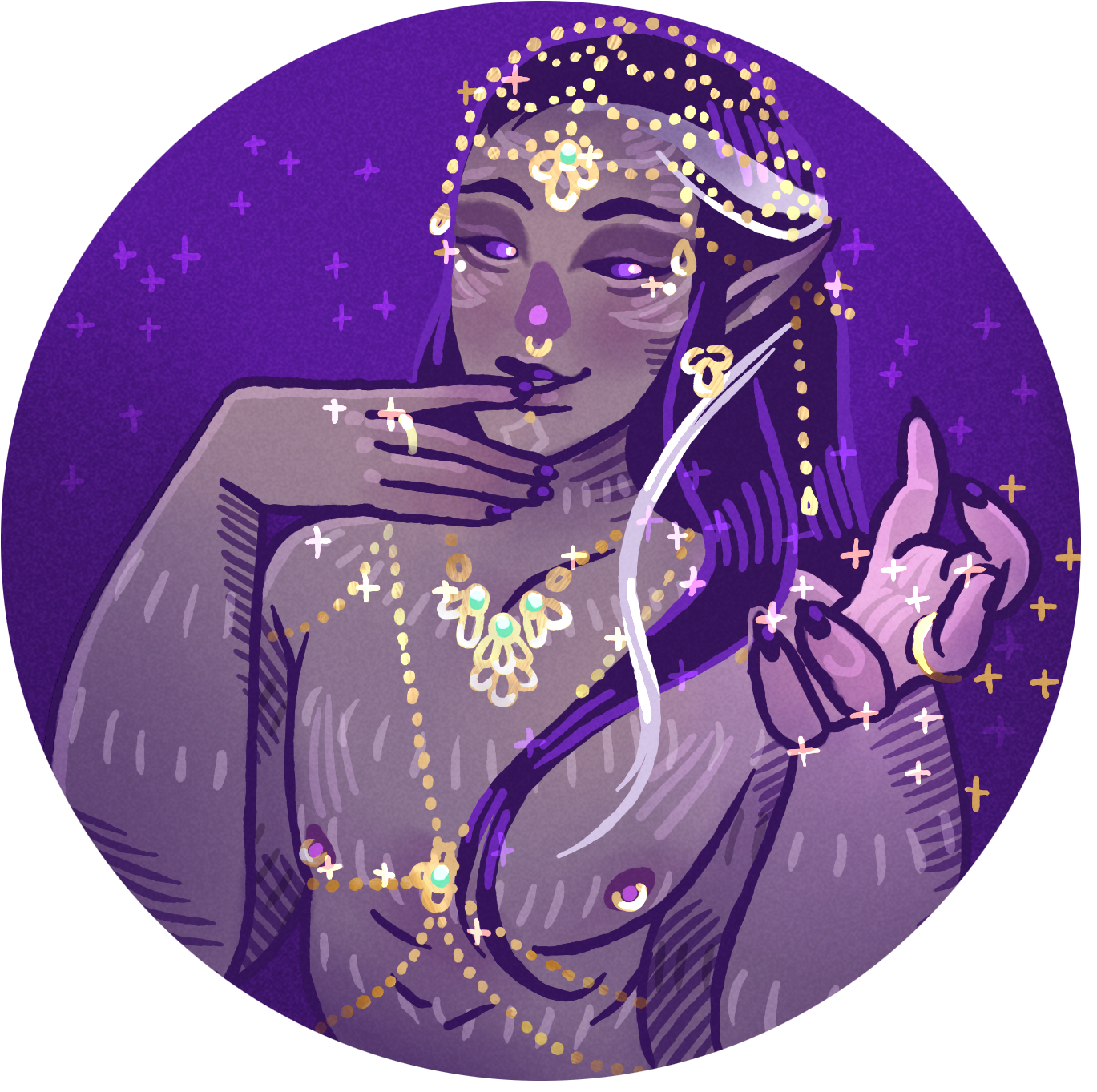 Elder Scrolls Online Character Art Trade - Illustration (1400x1400), Png Download