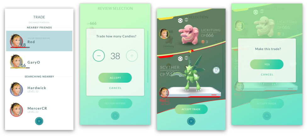 Trading Pokémon (1000x443), Png Download
