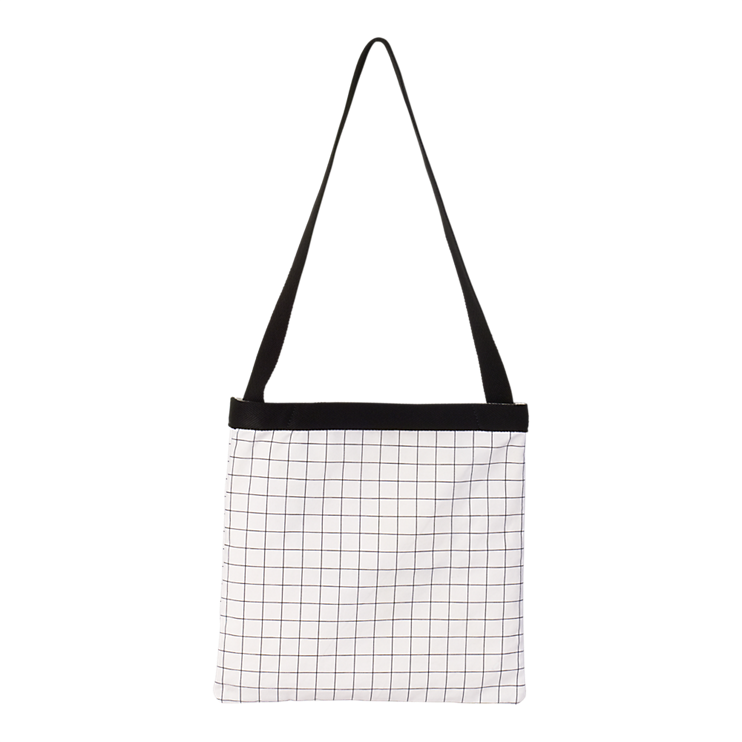 Three-way Tote In Windowpane - Shoulder Bag (742x742), Png Download