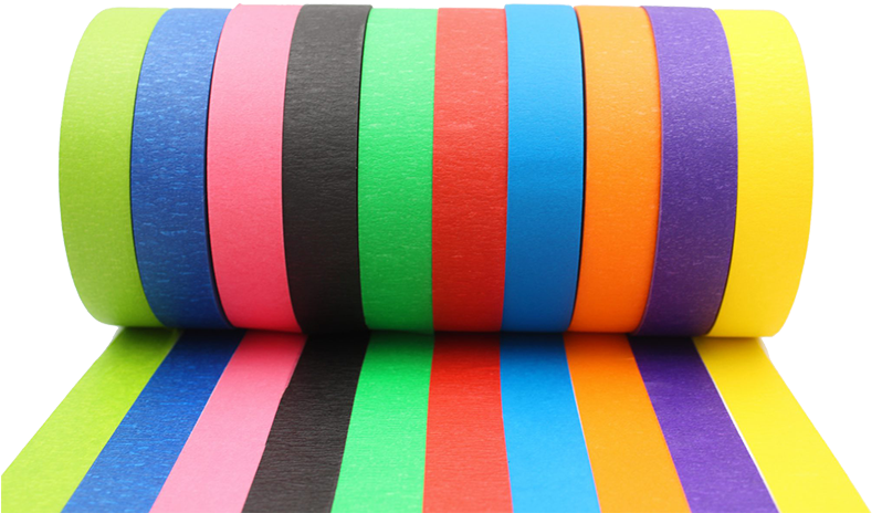 Shop Bam Tape™ - Cinta Adhesiva De Colores (800x533), Png Download