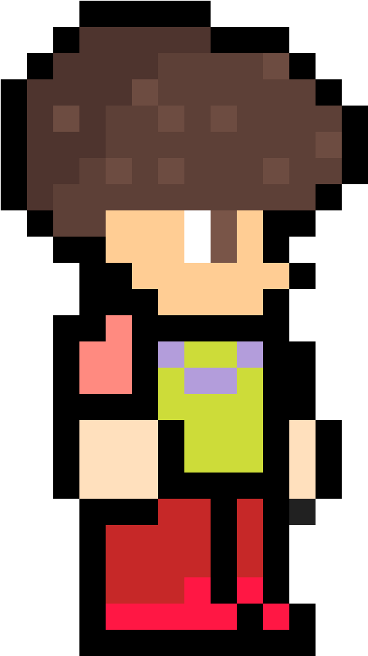 Terraria Charchter - 8 Bit Pixel Heart (1184x1184), Png Download