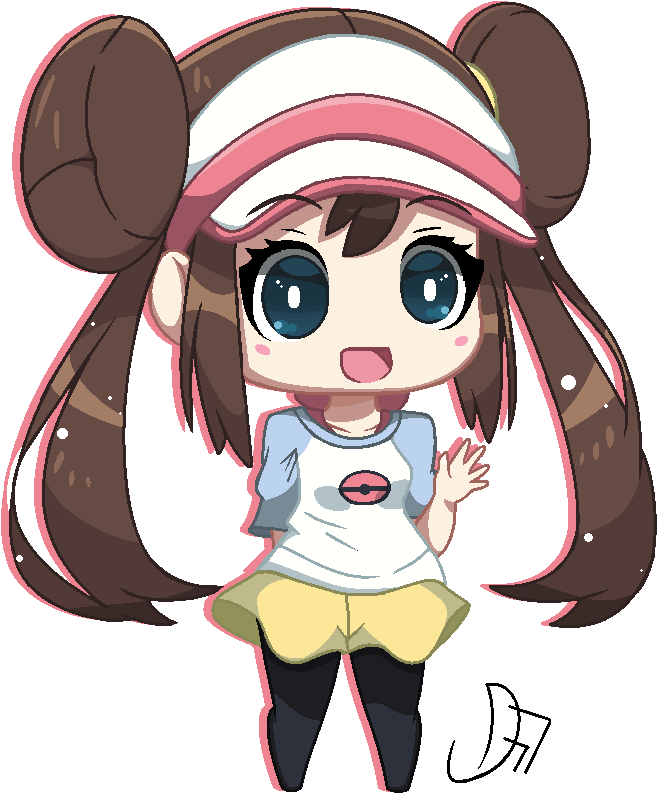 Rosa - Cartoon (672x824), Png Download