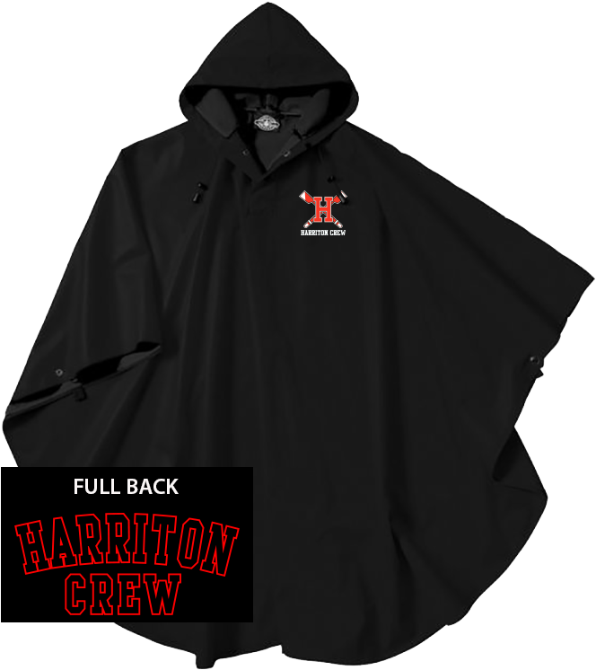 Harriton Crew Waterproof Poncho - Αδιαβροχο Ποντσο (672x800), Png Download