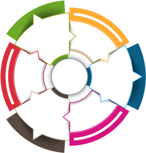 Banner Freeuse Stock Corporate Diagram Banner Design - อิน โฟ กราฟ ฟิ ค วงกลม (640x640), Png Download
