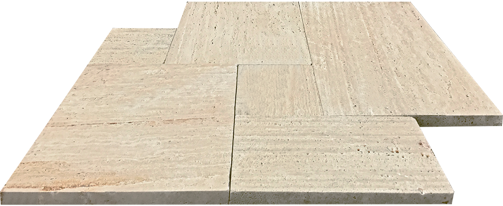 ™ Silk Road Vein-cut Tumbled Paver Sirvt3vptu - Plywood (1000x410), Png Download