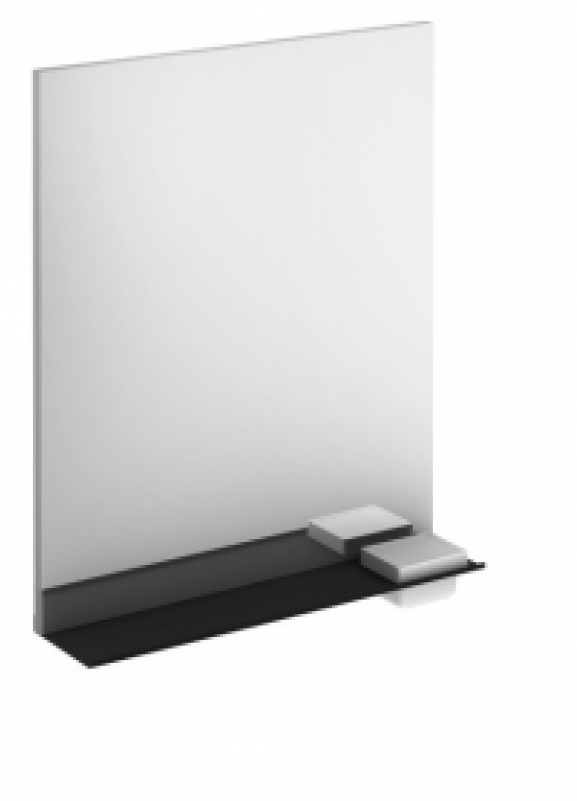 Edge 60cm Mirror Mirrors - Shelf (800x800), Png Download