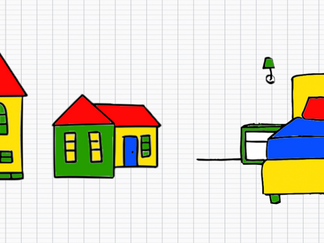 Abandoned Clipart Vacant House - House (640x480), Png Download